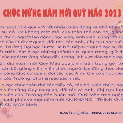 Chúc mừng năm mới Quý Mão 2023